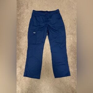Cherokee Workwear Women's Straight Leg Navy Blue Scrub Pants (Size Medium)